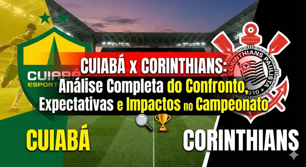 Cuiabá x Corinthians: Análise Completa do Confronto, Expectativas e Impactos no Campeonato