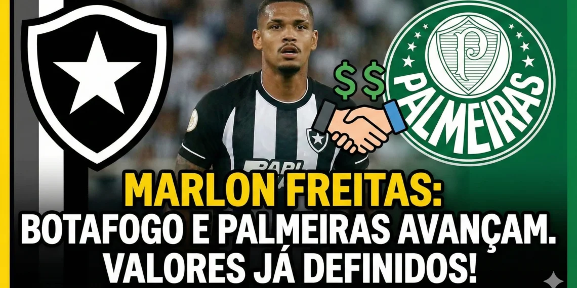 026 Botafogo e Palmeiras avançam em negociação por Marlon Freitas e valores já estão definidos