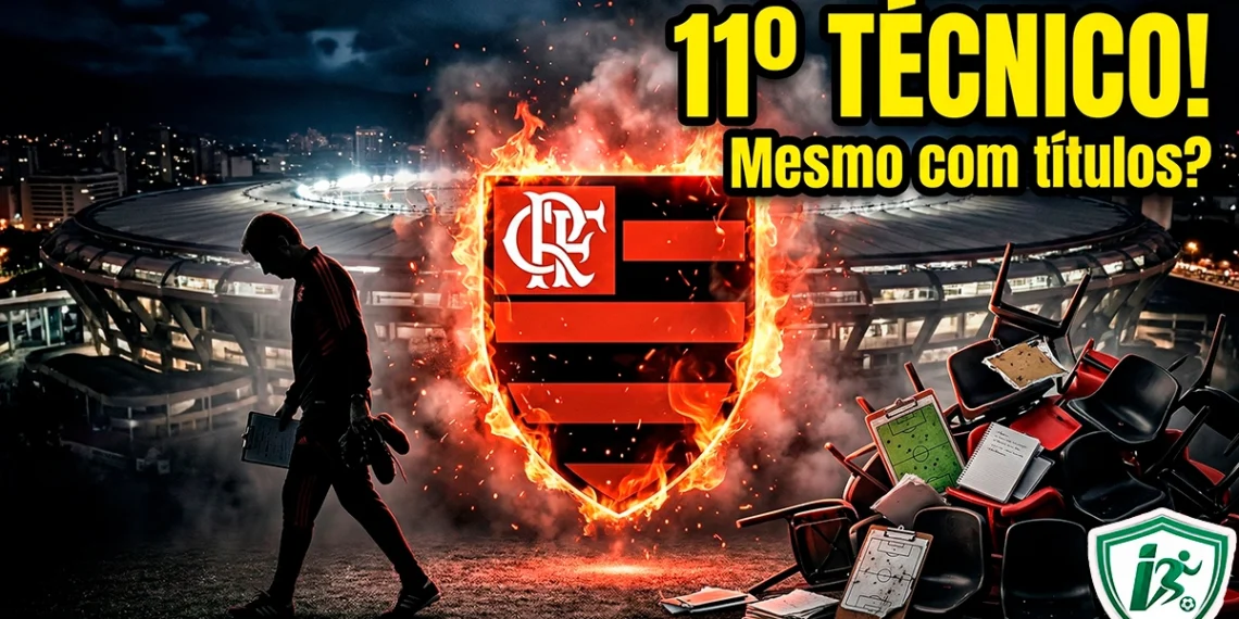 Flamengo alcança 11 técnicos em 6 anos: tradição de demissões mesmo com títulos