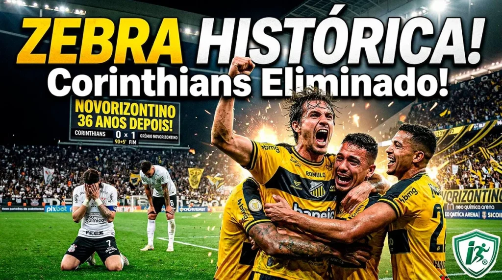 Novorizontino elimina o Corinthians